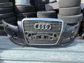 Предна броня с решетка Audi A6 C6 4F. Ауди А6. 04-11г. , снимка 1