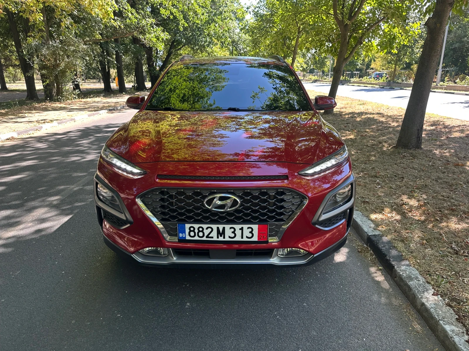 Hyundai Kona АВТОМАТ | КОЖА | ВНОС ОТ ЮЖНА КОРЕА, снимка 2 - Автомобили и джипове - 56001907