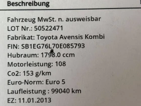 Toyota Avensis 1, 8 БЕНЗИН EURO5 - 16000 лв. - 39256231 9