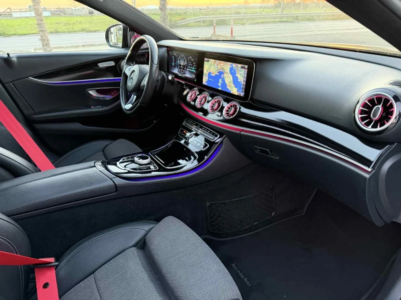 Mercedes-Benz E 220 BRABUS 800/ПАНОРАМА / AMBIENT PLUS / BURMESTER, снимка 9 - Автомобили и джипове - 52617637