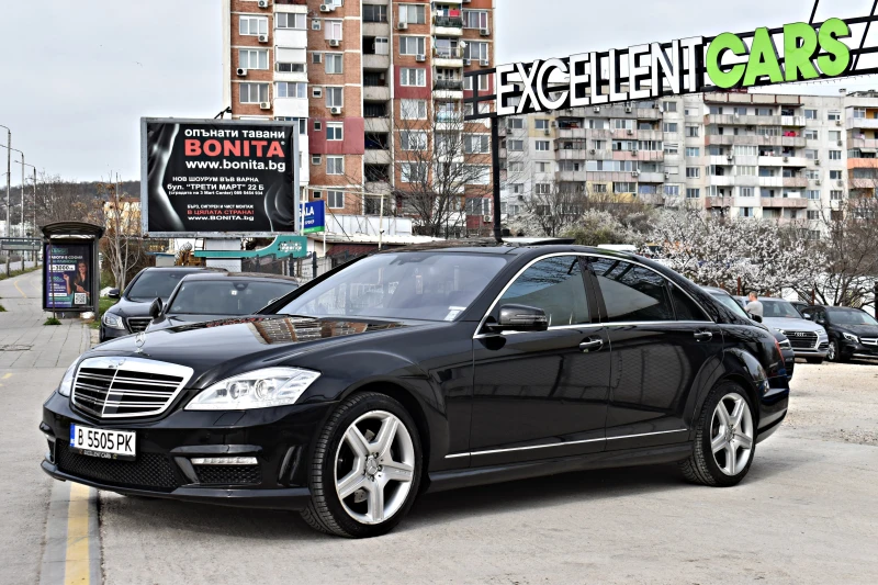 Mercedes-Benz S 500 * LONG* NIGHT-VISION* ОБДУХВАНЕ ПОДГРЕВИ, снимка 1 - Автомобили и джипове - 49506806