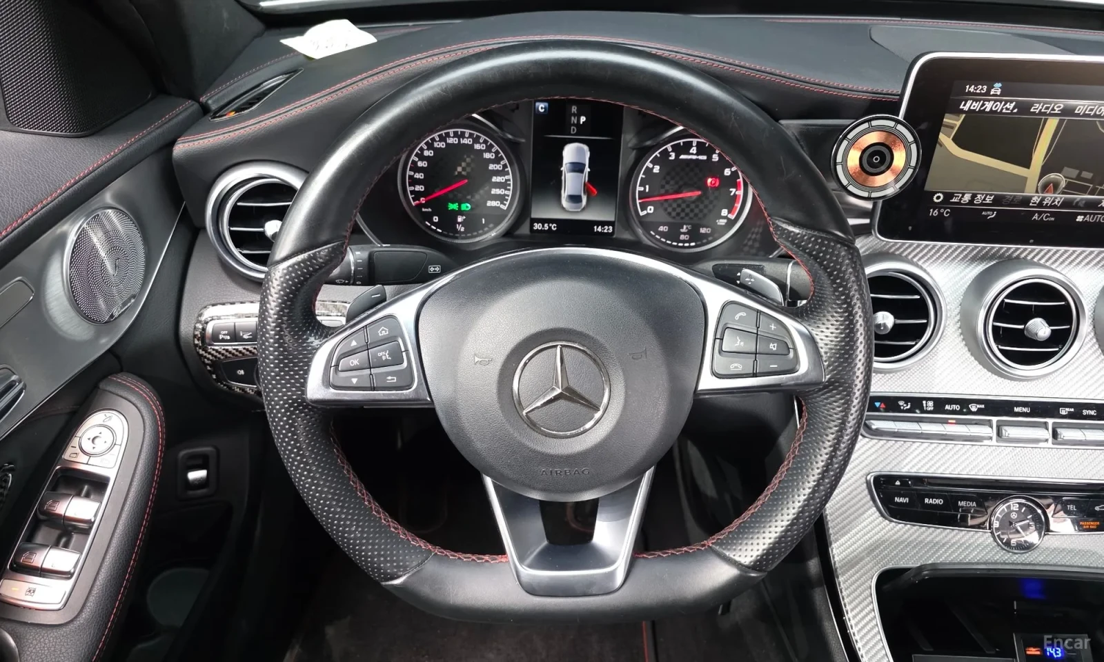 Mercedes-Benz C 43 AMG AMG* TOP CENA* UNIKAT* TEXNOTEST, снимка 13 - Автомобили и джипове - 55260039