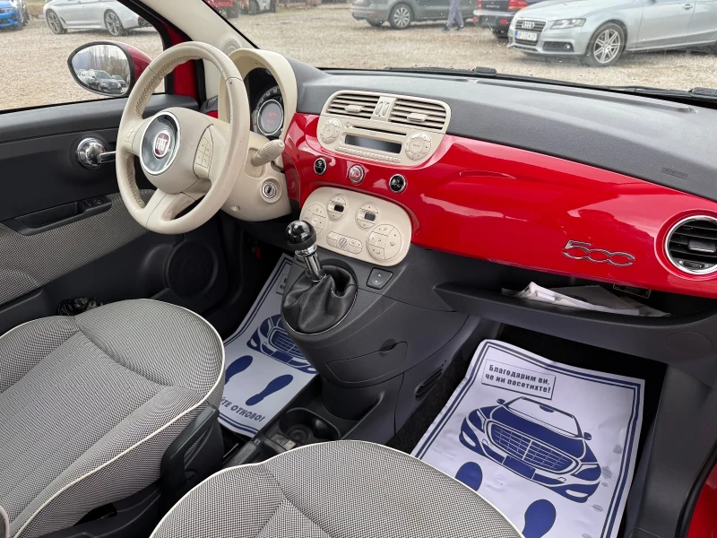 Fiat 500 1.2i-69PS, снимка 11 - Автомобили и джипове - 49485609