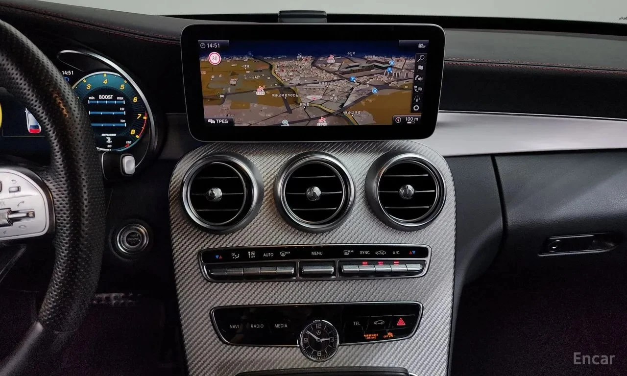 Mercedes-Benz C 43 AMG / FULL DIGITAL / BURMESTER / АЛКАНТАРА / ПАНОРАМА, снимка 12 - Автомобили и джипове - 56131004