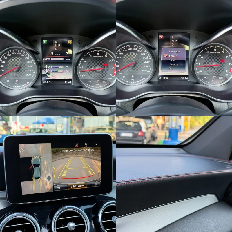 Mercedes-Benz GLC 43 AMG 4MATIC, BiTURBO * BURM* PANO, ЧЕРВЕНИ КОЛАНИ, FULL, снимка 15 - Автомобили и джипове - 51301123