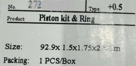  Piston  Mercedes 350 - M272 272cv 92.9 | Mobile.bg    7