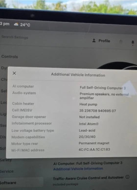 Tesla Model 3 Фейслифт с Термопомпа, снимка 16