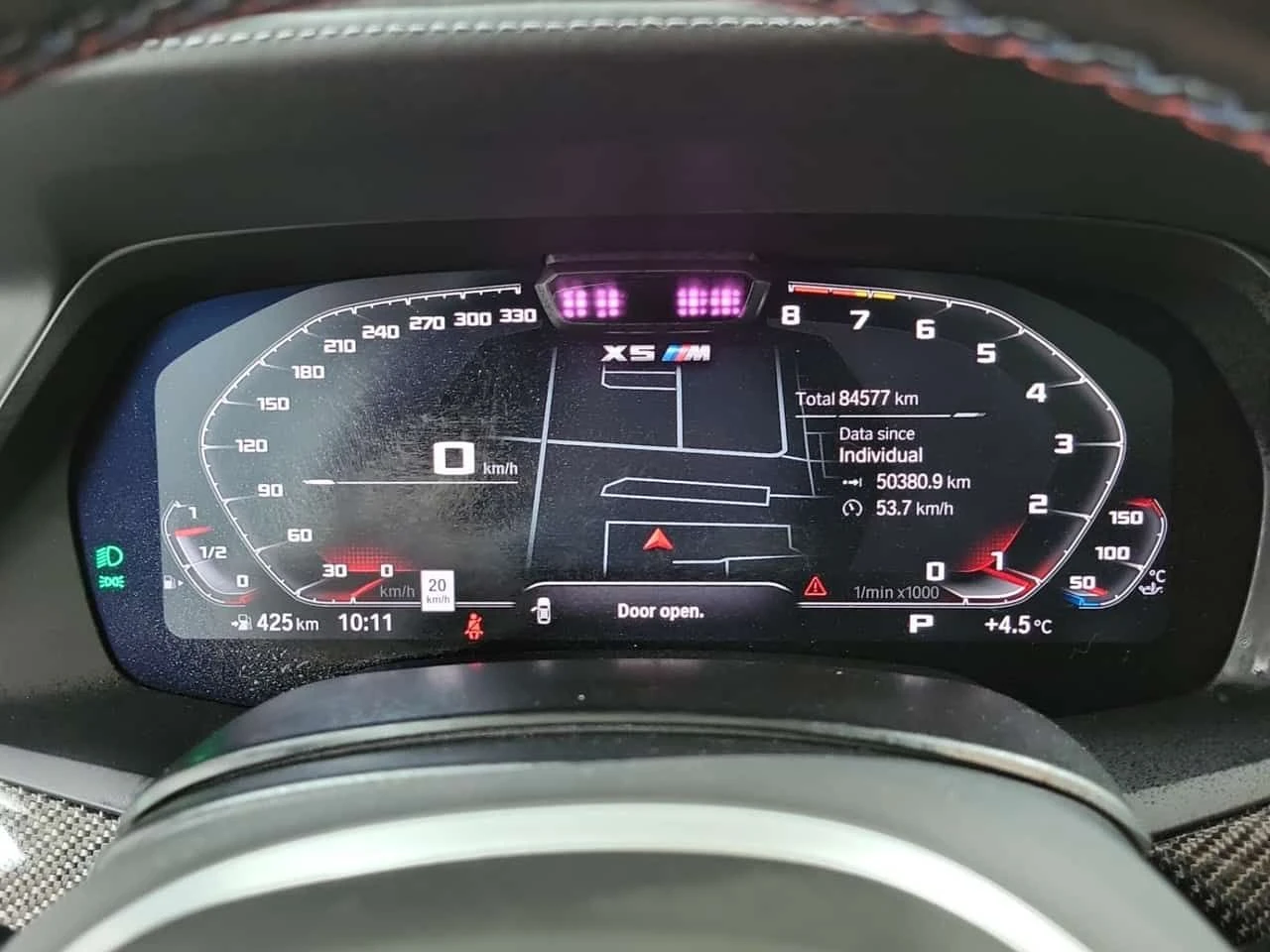 BMW X5M * ДИСТРОНИК* 360 КАМЕРА* ПАНОРАМА* , снимка 9 - Автомобили и джипове - 54300084