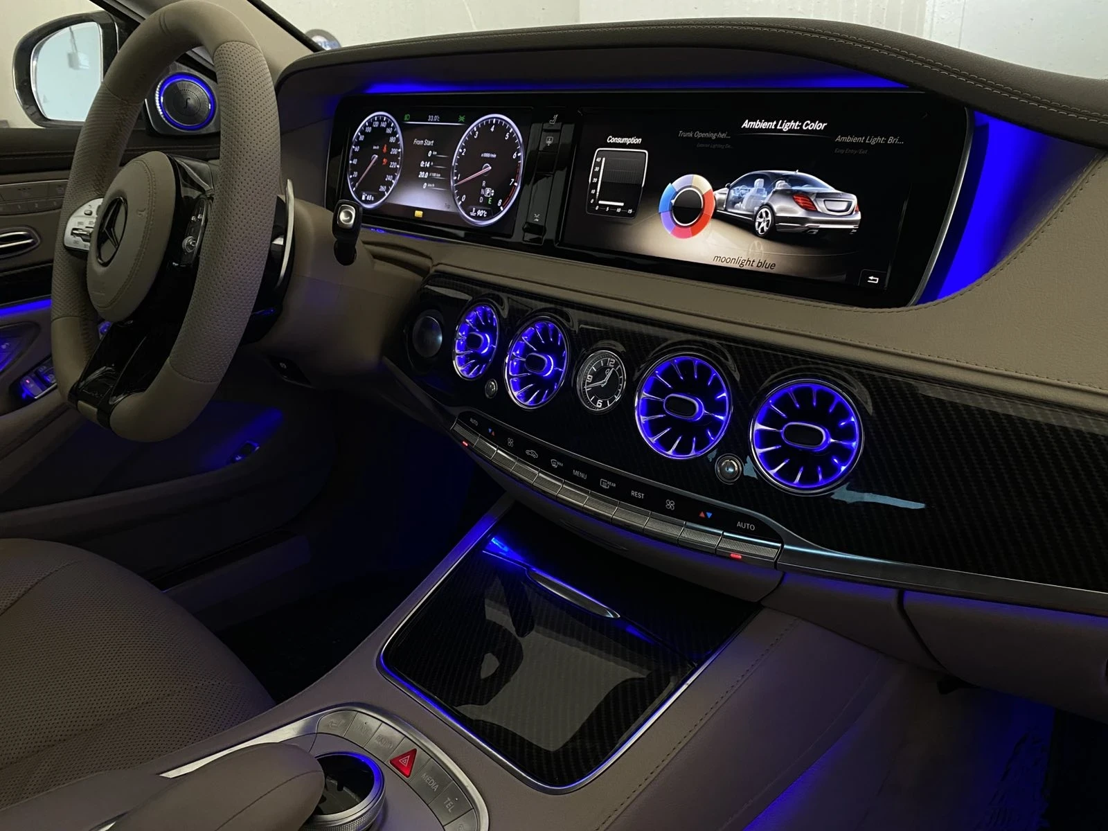Mercedes-Benz S 500 FACE 63 AMG /LONG/ PANORAMA, снимка 15 - Автомобили и джипове - 55969373