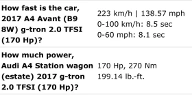 Audi A4 G-tron - 14300 € / 27968.37 лв. - 56798177 7