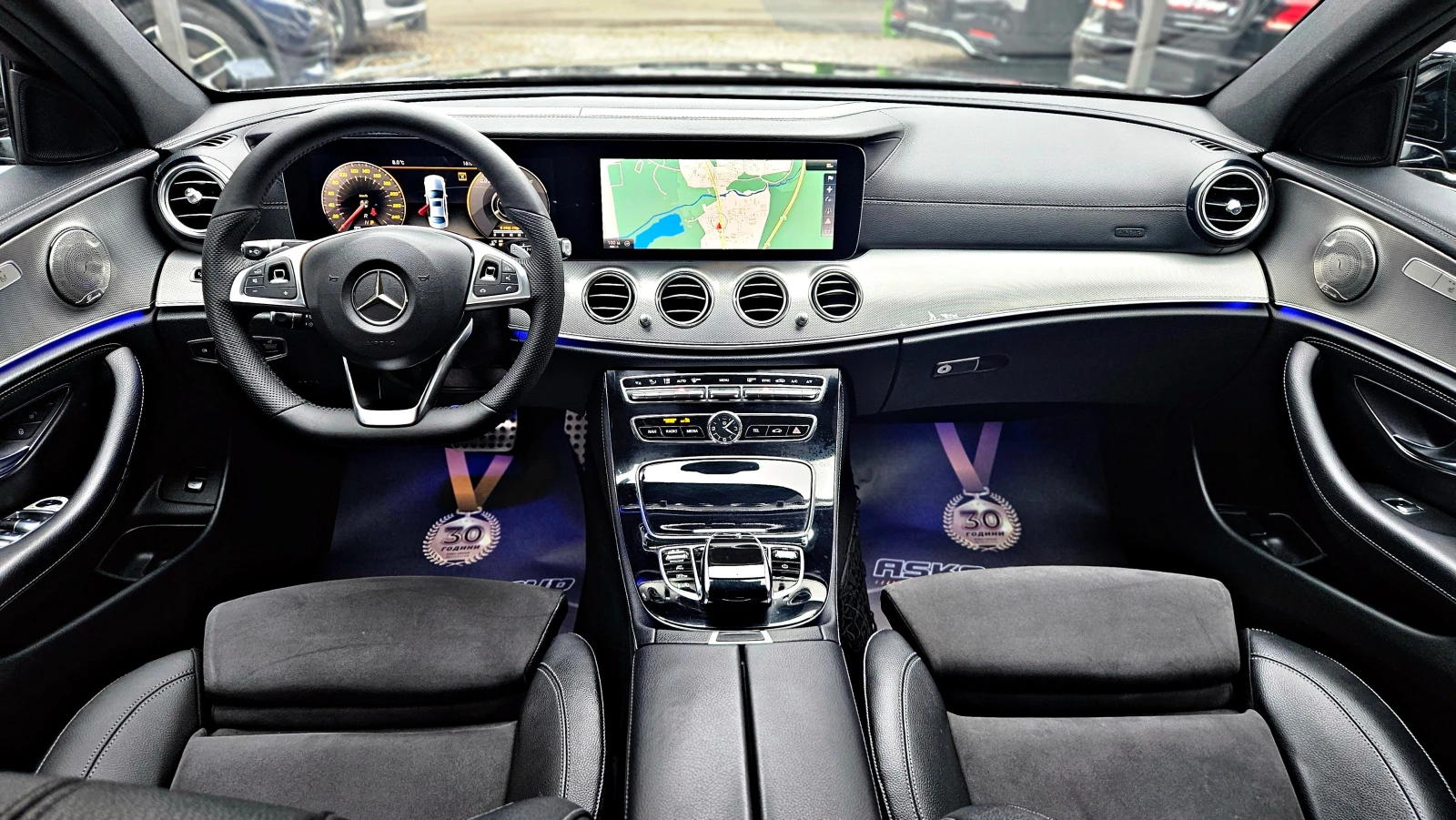 Mercedes-Benz E 220 AMG/9G/DIGITAL/360CAM/HUD/ПОДГРЕВ/CAR PLAY/AMBI/LI - изображение 8