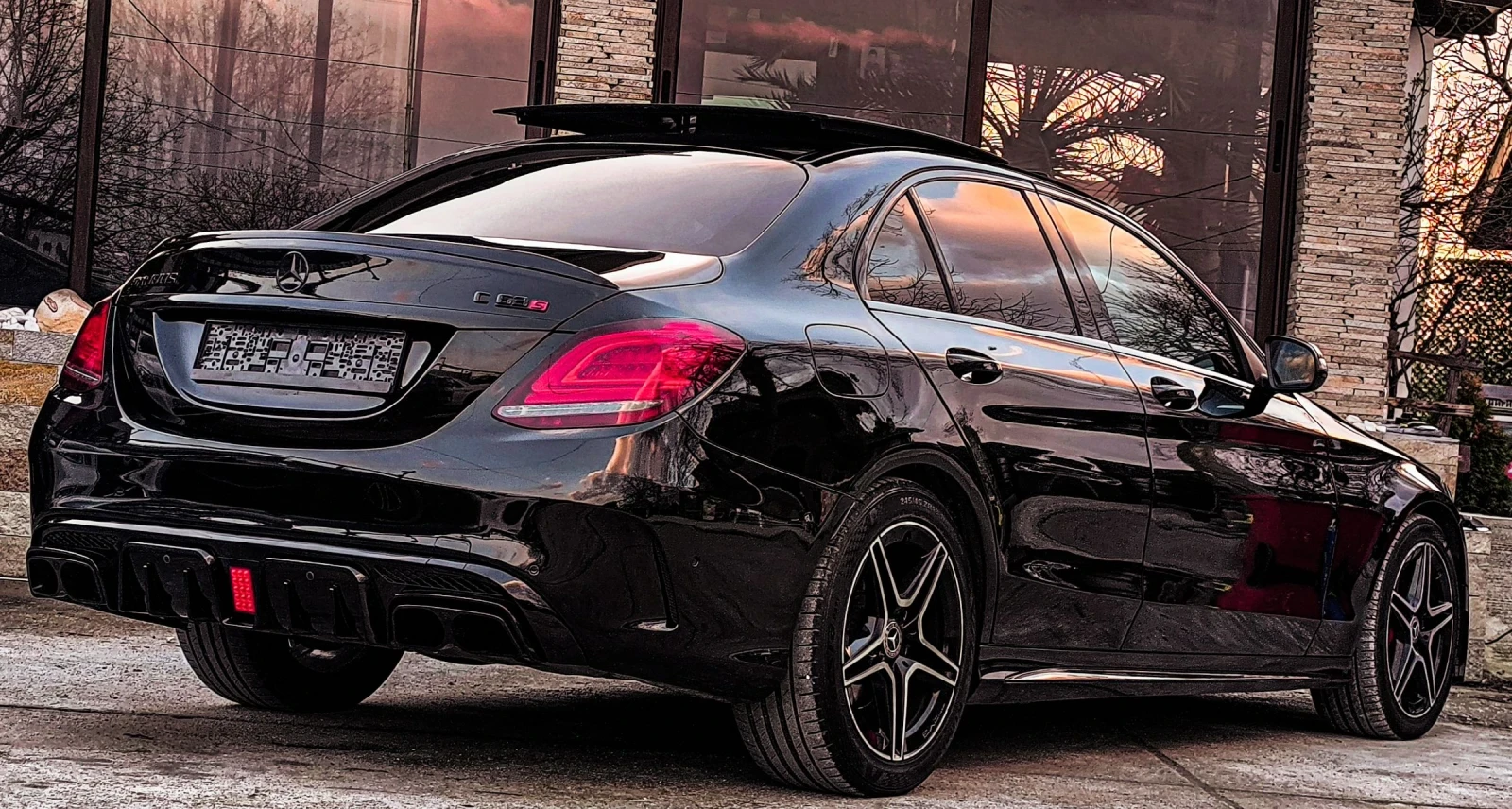 Mercedes-Benz C 200 2.0D BRABUS PACKET ПАНОРАМА DIGITAL, снимка 4 - Автомобили и джипове - 53738858