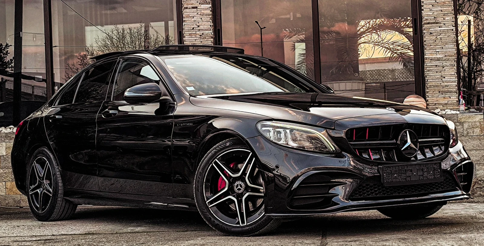 Mercedes-Benz C 200 2.0D BRABUS PACKET ПАНОРАМА DIGITAL, снимка 3 - Автомобили и джипове - 53738858