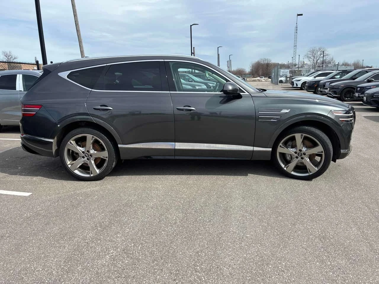 Genesis GV80 * 3.5T Advanced * CARFAX * Обдухване * Панорама * , снимка 3 - Автомобили и джипове - 53885957