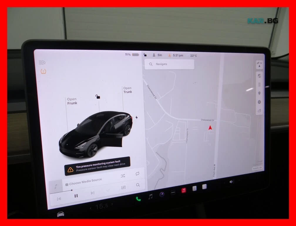 Tesla Model 3 Standard Range Plus * АвтоКредит (ЦЕНА ДО БГ), снимка 11 - Автомобили и джипове - 56135073