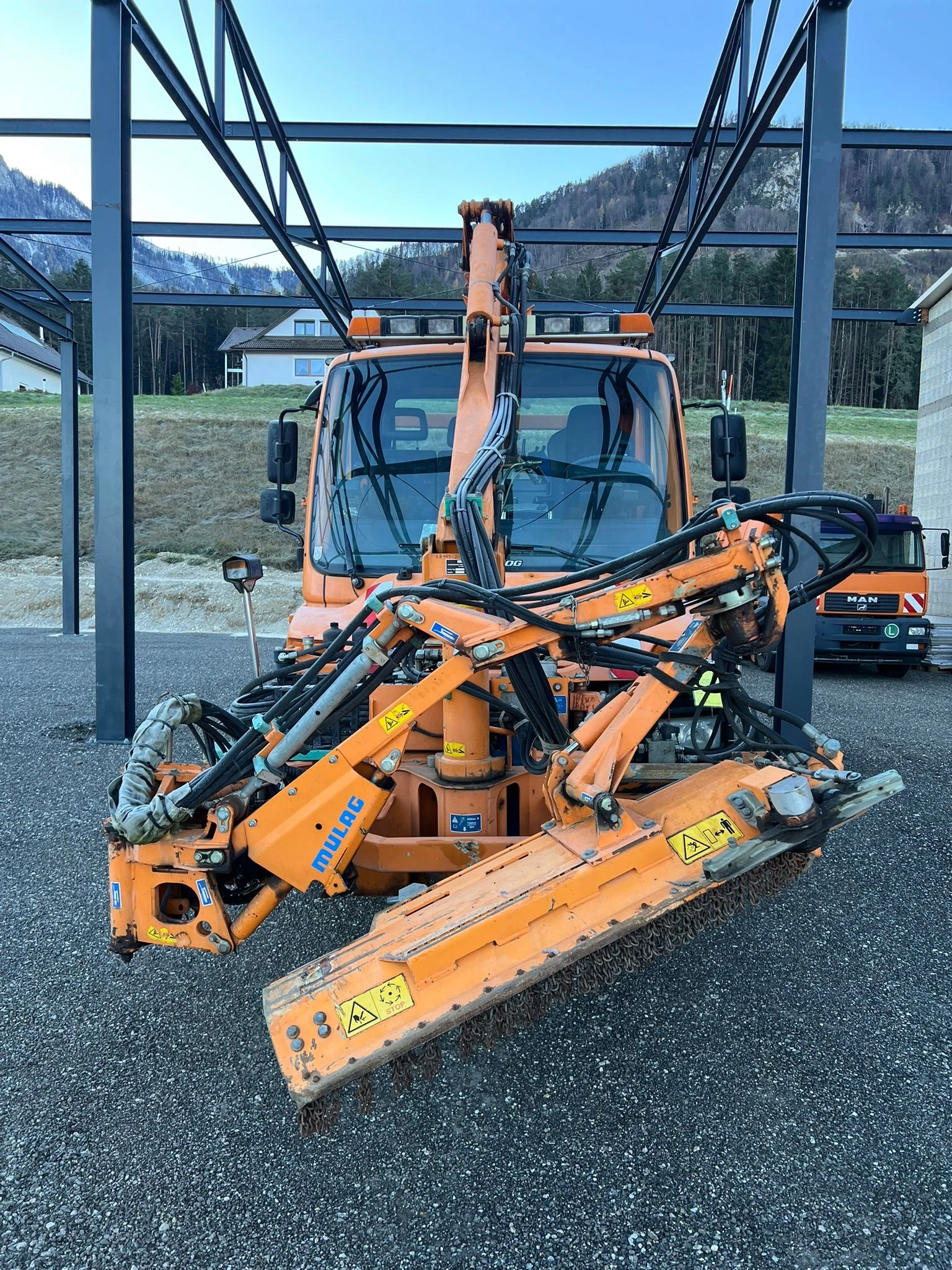 Mercedes-Benz UNIMOG U400-Мулгер Двоен, Внос, ,  - изображение 7