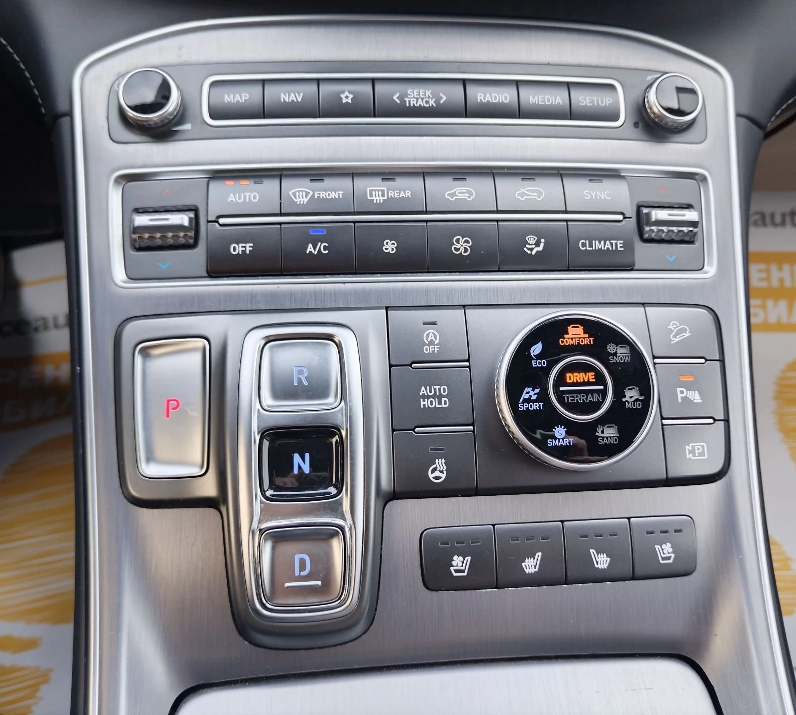 Hyundai Santa fe 2.2 CRDi/142 kW/200 к.с./4x4, снимка 14 - Автомобили и джипове - 56329075
