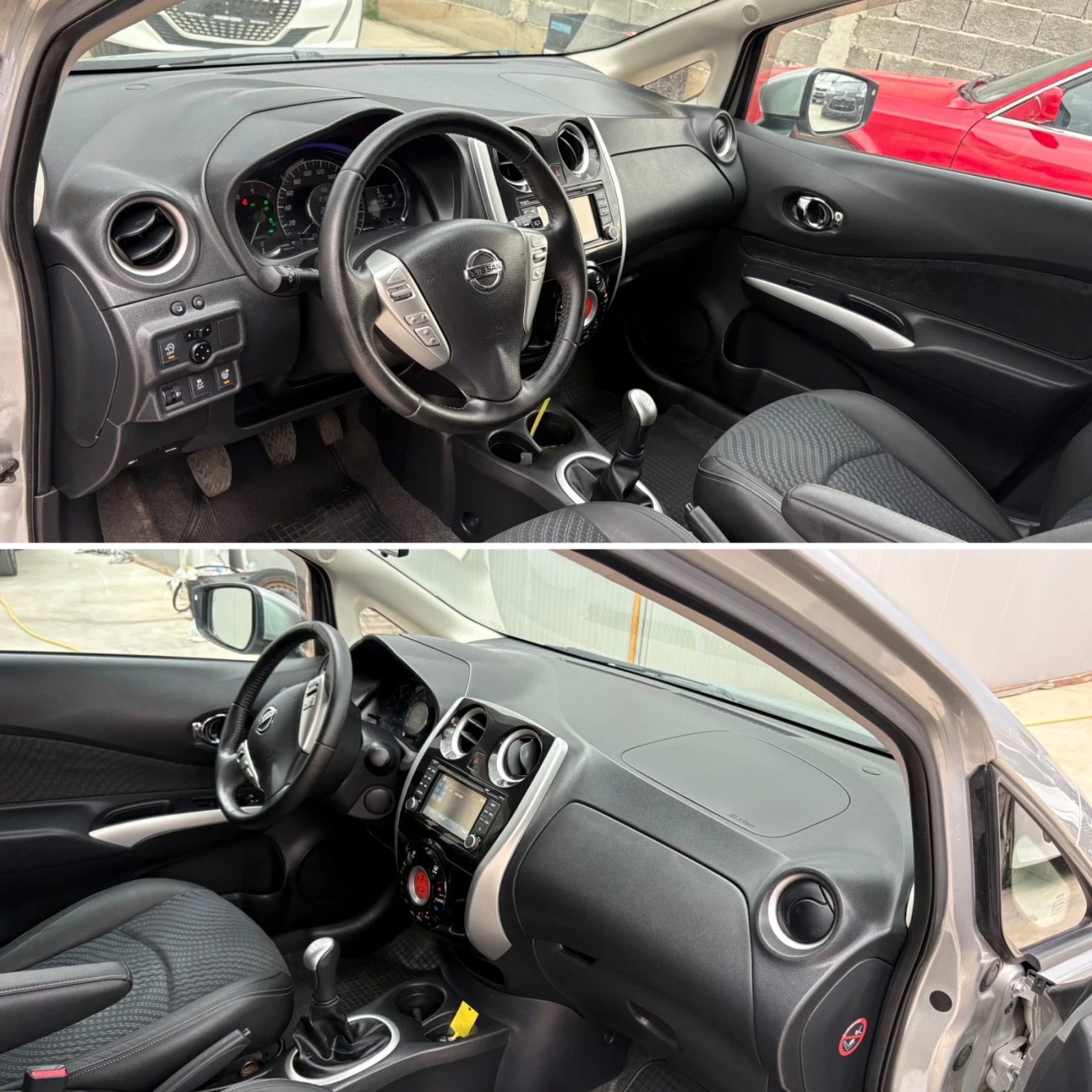 Nissan Note 1.5 DCi 90кс Navi 360 камера Keyless* Full Service, снимка 9 - Автомобили и джипове - 55124531