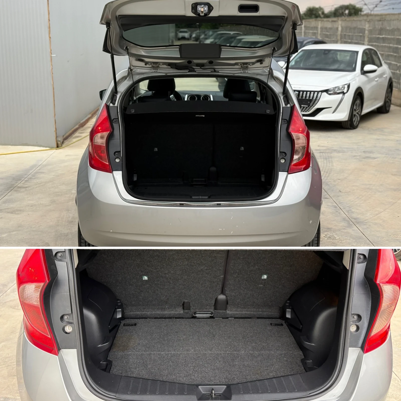 Nissan Note 1.5 DCi 90кс Navi 360 камера Keyless* Full Service, снимка 8 - Автомобили и джипове - 55124531