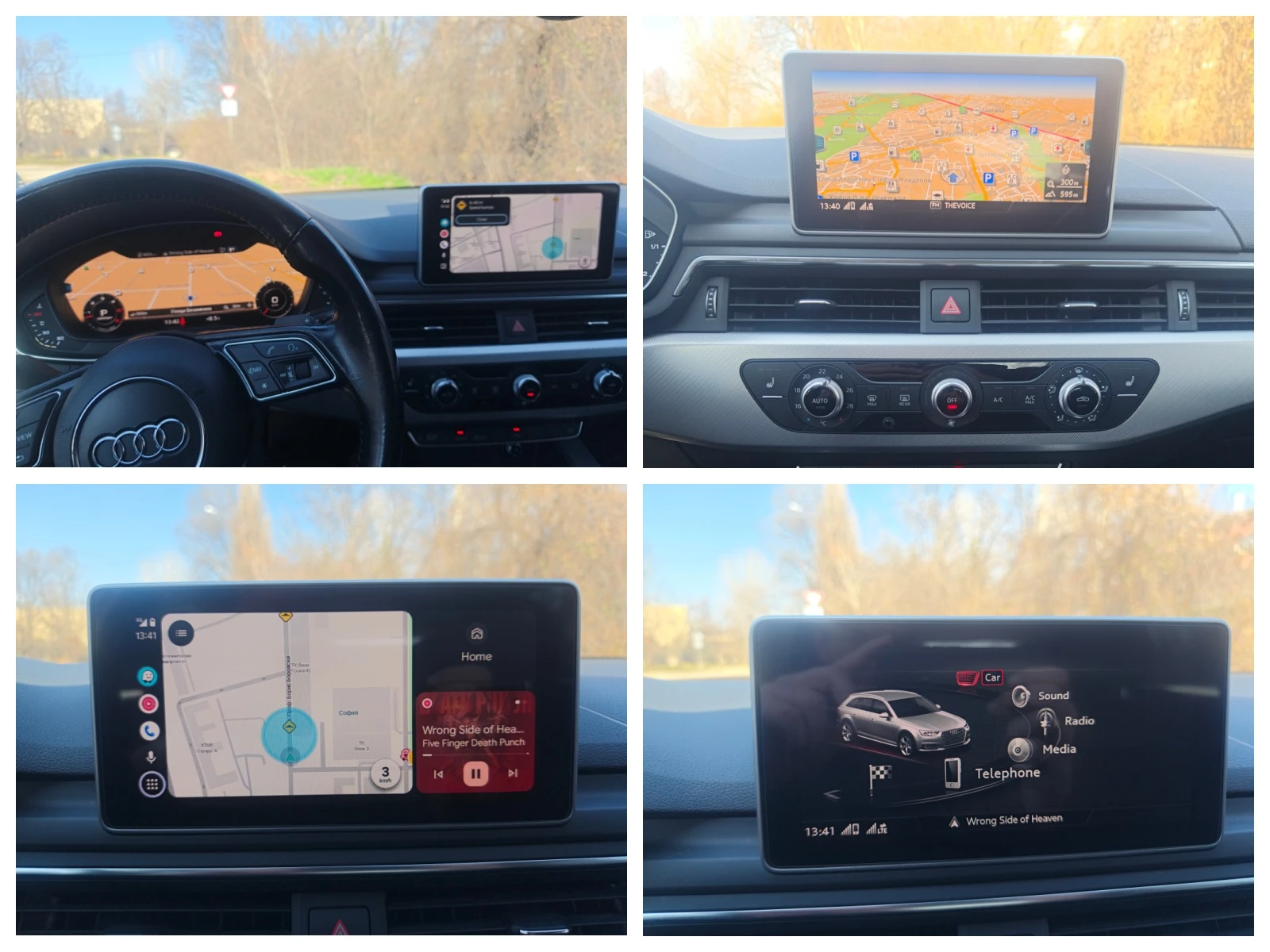 Audi A4 B9 Avant 3.0 TDI Quattro Virtual Cockpit / CarPlay, снимка 10 - Автомобили и джипове - 55985297