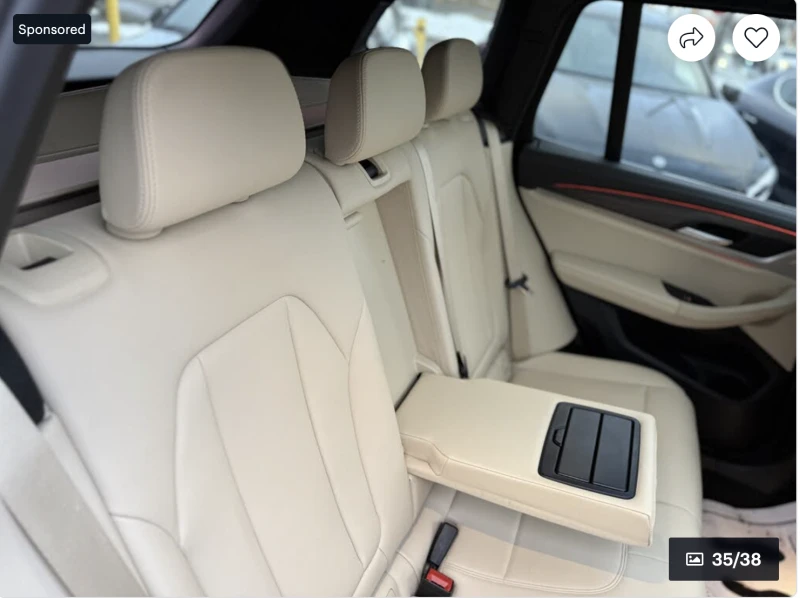 BMW X3 M40I* ДИГИТАЛНО* ТАБЛО* ПОДГРЕВ* КАМЕРА* КЕЙЛЕС* М, снимка 16 - Автомобили и джипове - 52973589