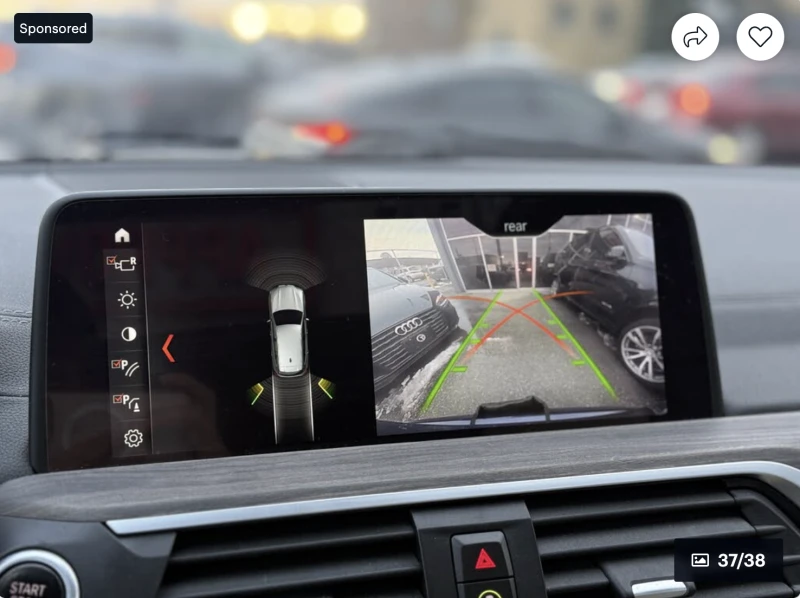 BMW X3 M40I* ДИГИТАЛНО* ТАБЛО* ПОДГРЕВ* КАМЕРА* КЕЙЛЕС* М, снимка 14 - Автомобили и джипове - 52973589