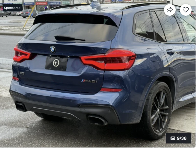 BMW X3 M40I* ДИГИТАЛНО* ТАБЛО* ПОДГРЕВ* КАМЕРА* КЕЙЛЕС* М, снимка 2 - Автомобили и джипове - 52973589