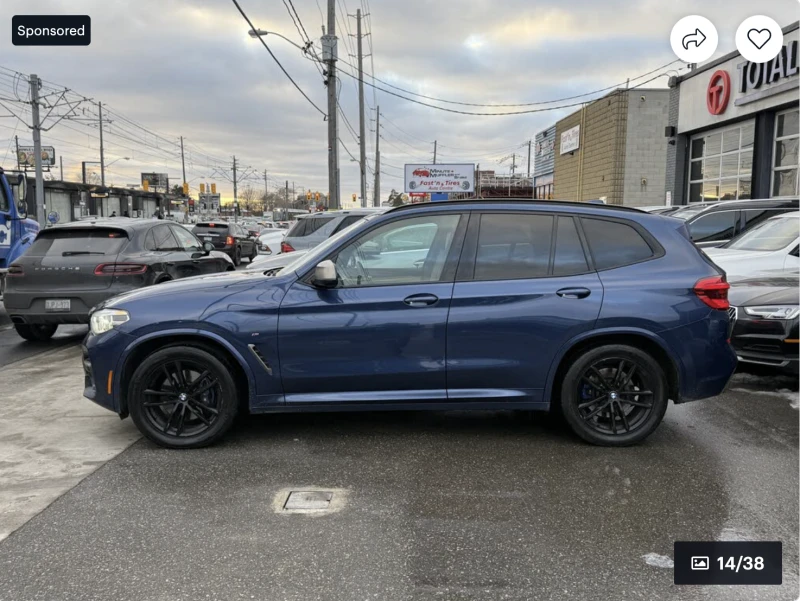 BMW X3 M40I* ДИГИТАЛНО* ТАБЛО* ПОДГРЕВ* КАМЕРА* КЕЙЛЕС* М, снимка 5 - Автомобили и джипове - 52973589