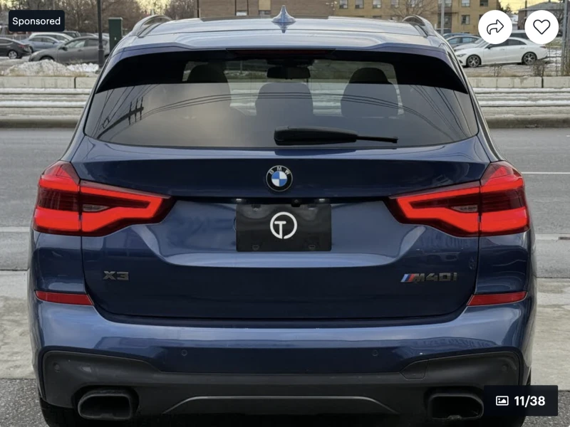 BMW X3 M40I* ДИГИТАЛНО* ТАБЛО* ПОДГРЕВ* КАМЕРА* КЕЙЛЕС* М, снимка 7 - Автомобили и джипове - 52973589