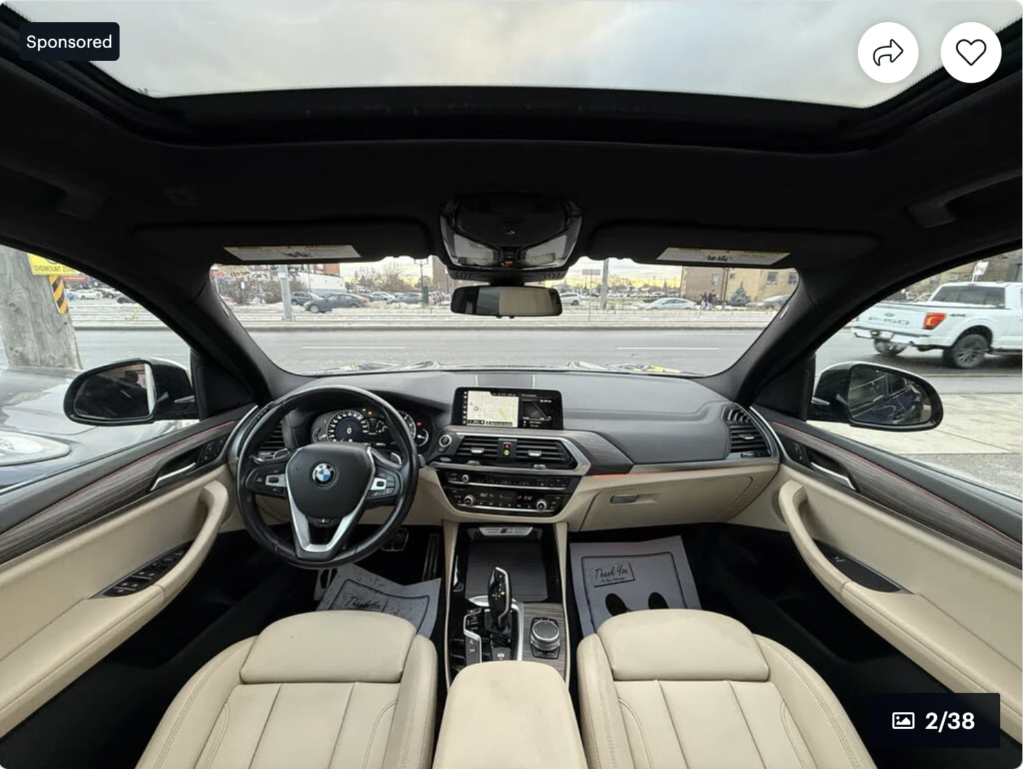 BMW X3 M40I* ДИГИТАЛНО* ТАБЛО* ПОДГРЕВ* КАМЕРА* КЕЙЛЕС* М - изображение 9