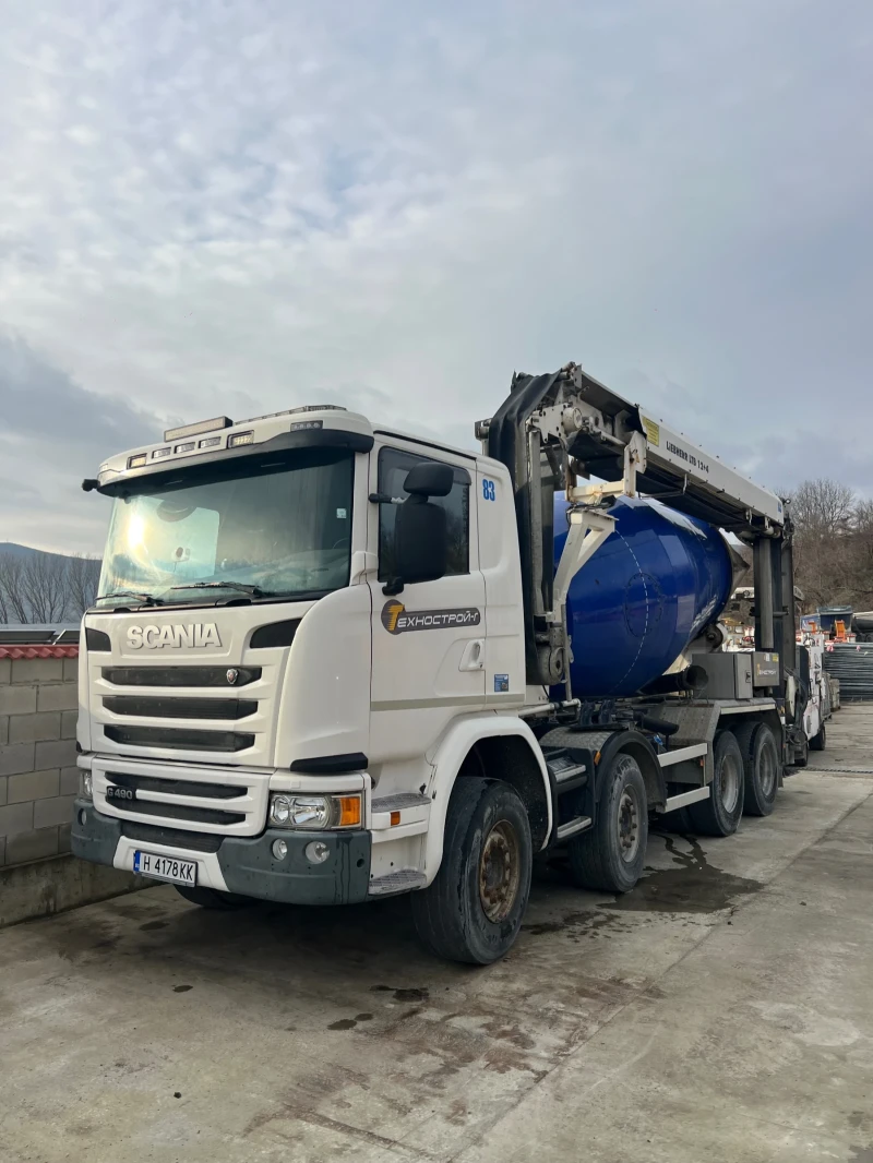 Бетон помпа Scania G490 ЛЕНТА 9м3, снимка 1 - Индустриална техника - 48383779