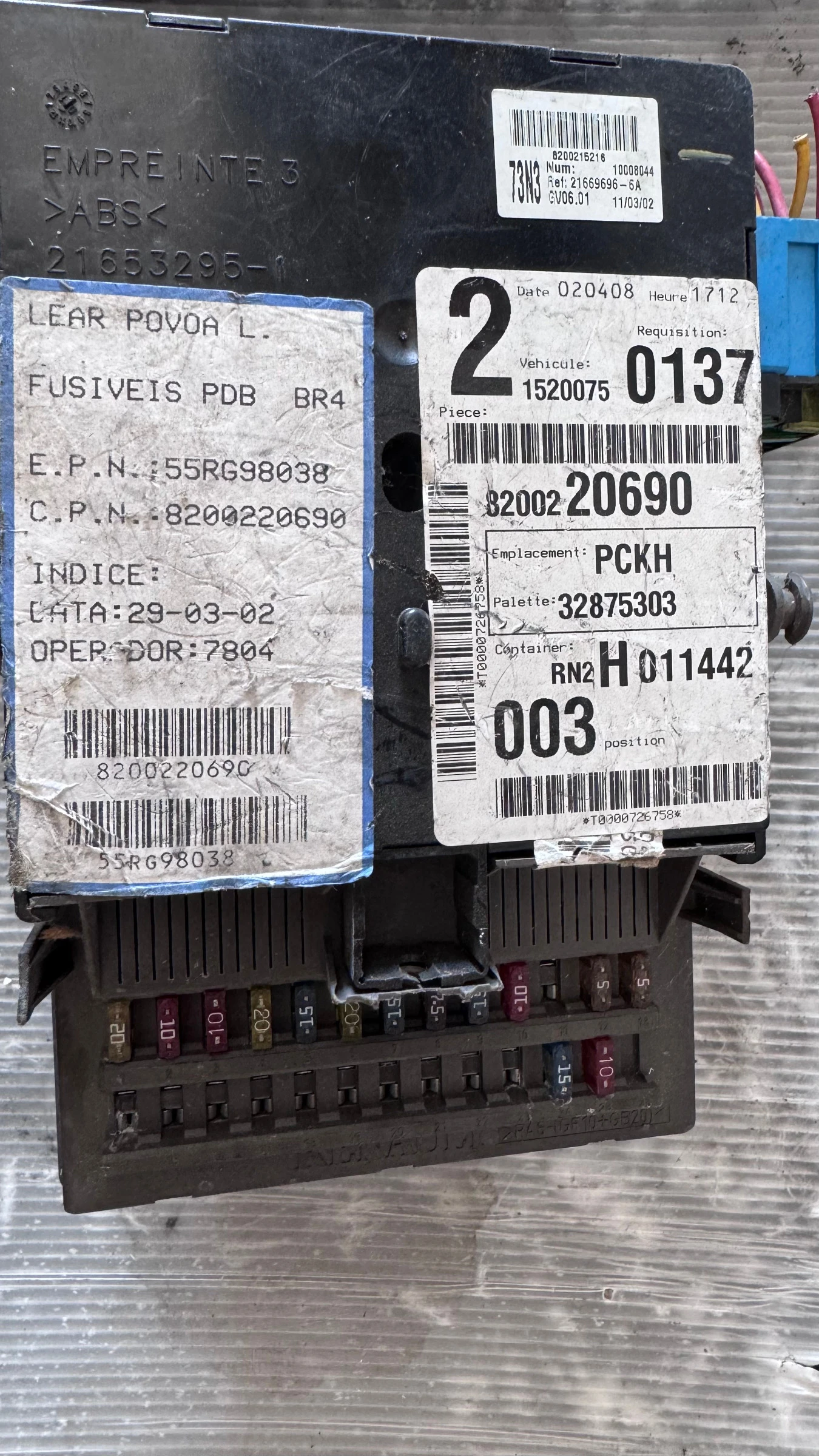 ��������� ����� (������� ����� BSI / BSM ) �� Renault Vel satis  - 8200215216 | Mobile.bg � ����������� 2