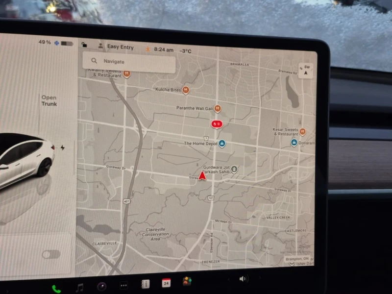 Tesla Model 3 * LONG RANGE * CARFAX * БЕЗ ПЪРВОНАЧАЛНА ВНОСКА, снимка 10 - Автомобили и джипове - 52920234