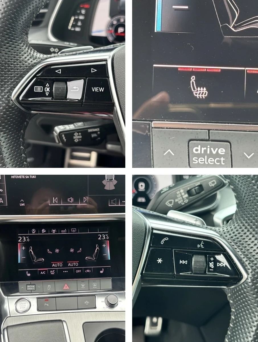 Audi A6 3.0D/S-LINE/QUATTRO/PANO/NAVI/PODGREV/TOP, снимка 17 - Автомобили и джипове - 54968346