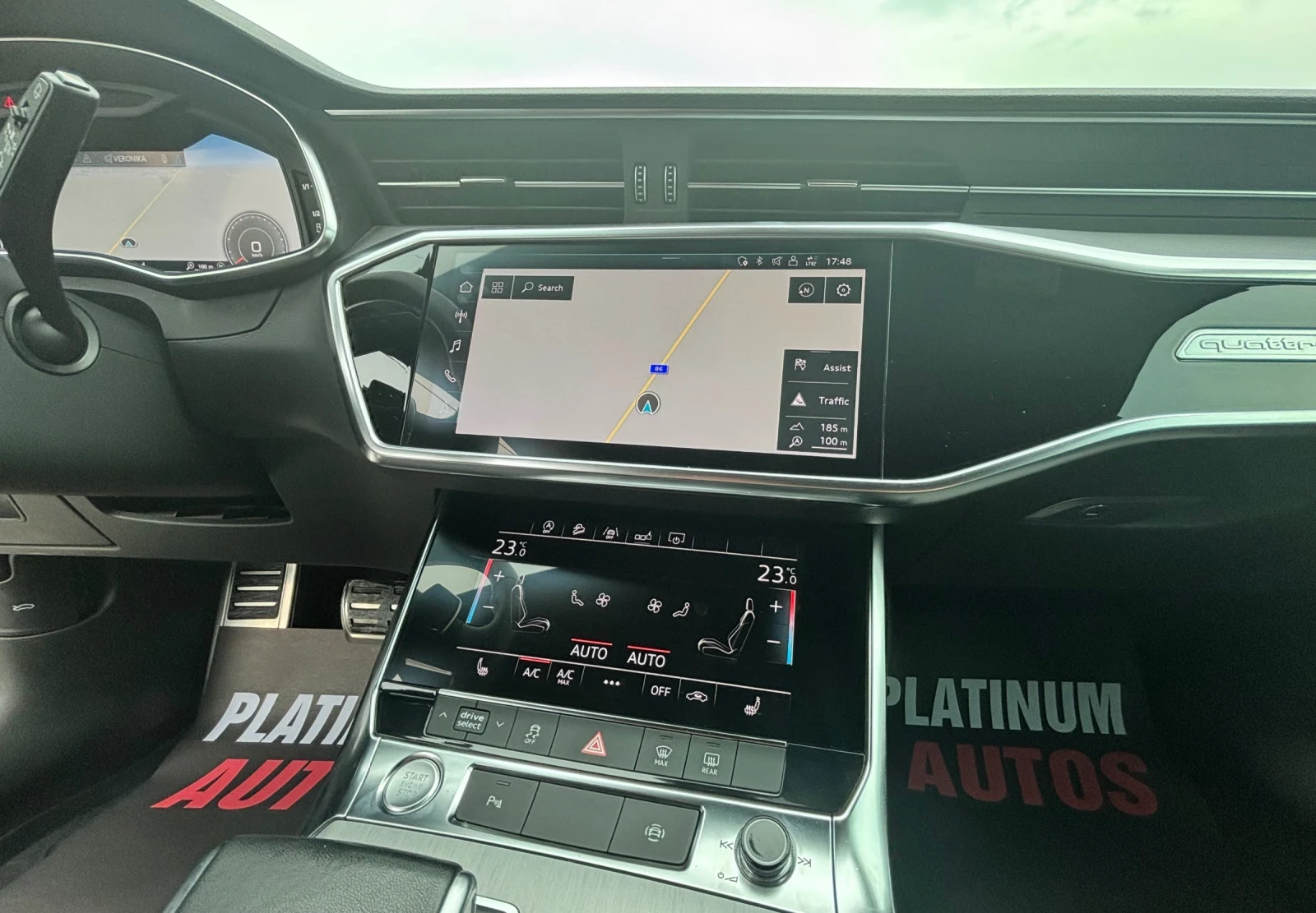 Audi A6 3.0D/S-LINE/QUATTRO/PANO/NAVI/PODGREV/TOP, снимка 15 - Автомобили и джипове - 54968346