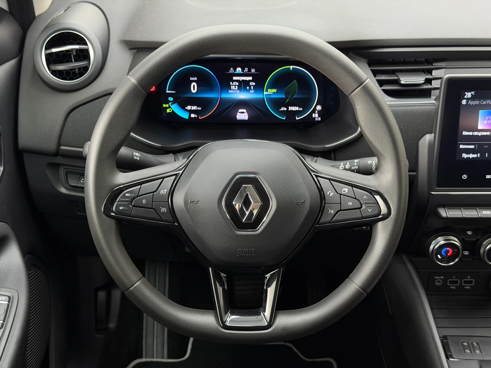 Renault Zoe 52kWh* В ГАРАНЦИЯ С ПЪЛНА ИСТОРИЯ В RENAULT , снимка 11 - Автомобили и джипове - 55583529