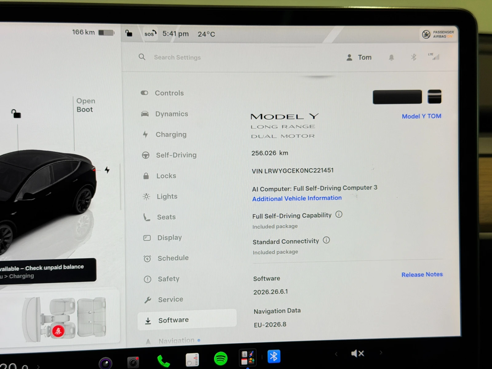 Tesla Model Y Dual Motor Long Range AWD 83.4% SoH , снимка 15 - Автомобили и джипове - 56239280