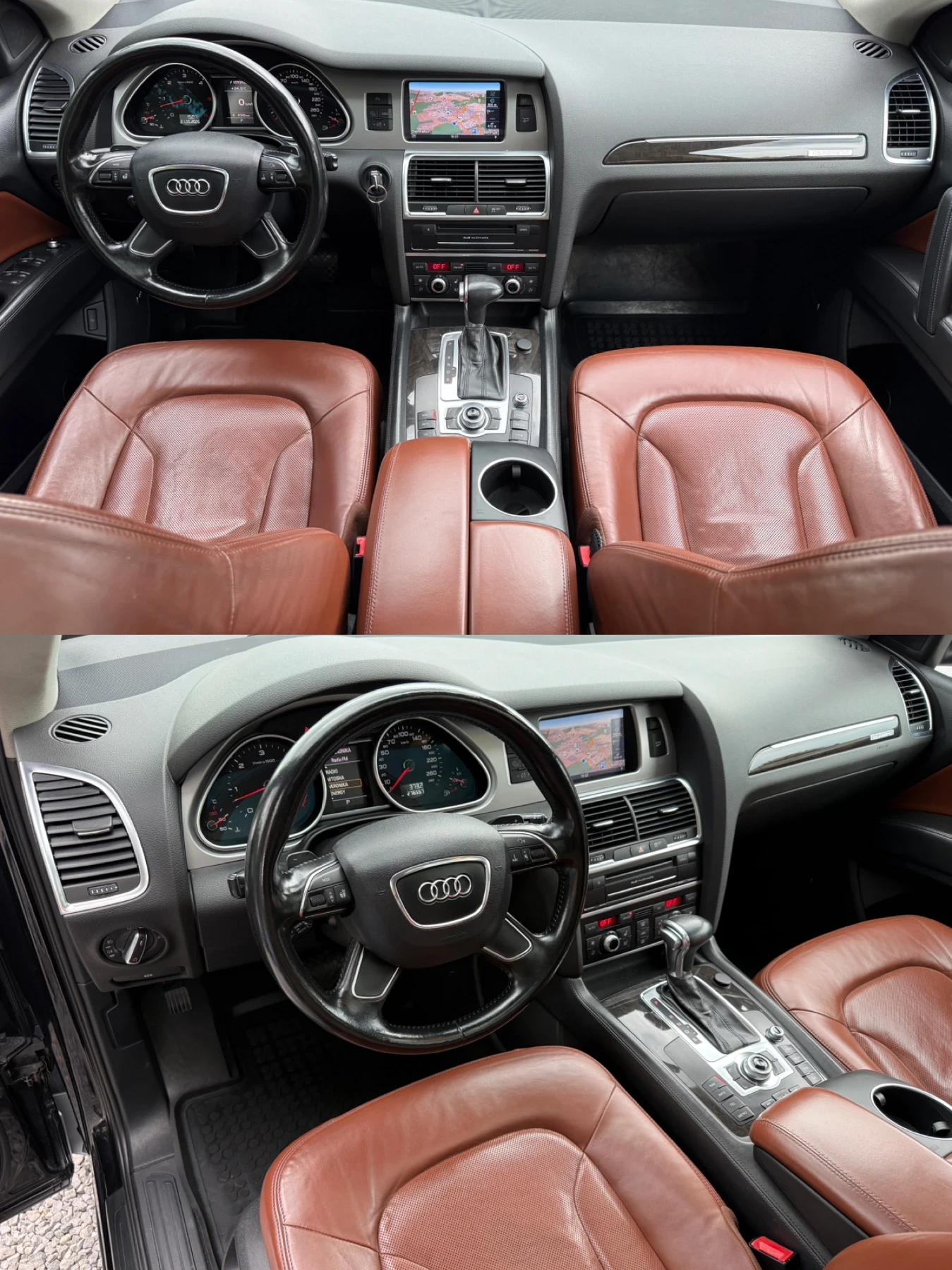 Audi Q7 4.2TDI/Exclusive/Обдухване/Подгрев/Панорама/Монито, снимка 8 - Автомобили и джипове - 54634314