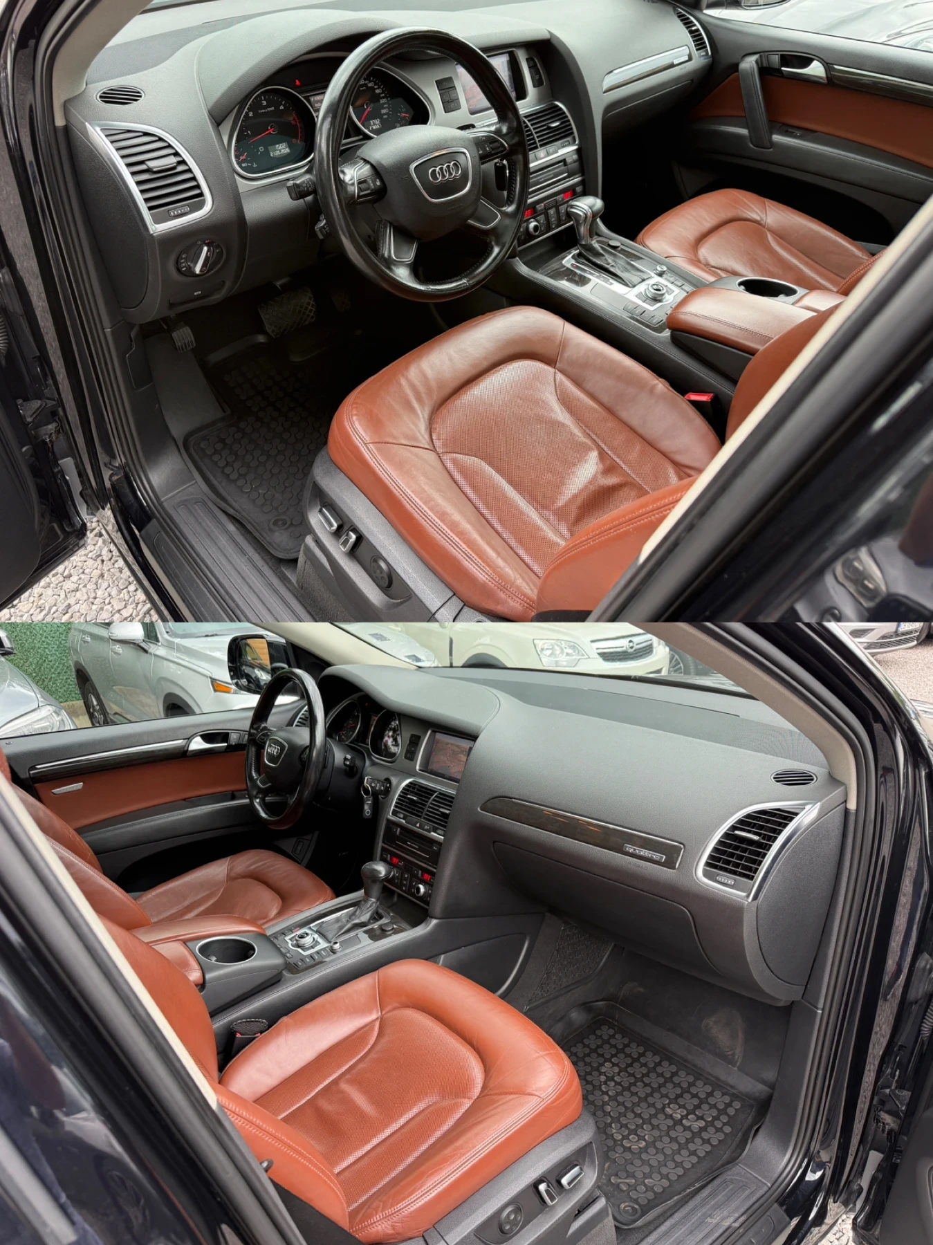Audi Q7 4.2TDI/Exclusive/Обдухване/Подгрев/Панорама/Монито, снимка 9 - Автомобили и джипове - 54634314