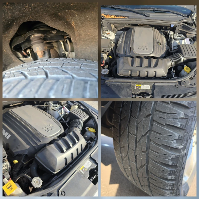 Jeep Grand cherokee 5.7Hemi/LIMITED/ПРУЖИНИ/EВРОПЕЙСКИ/FULL-SERVICE, снимка 13 - Автомобили и джипове - 52697849