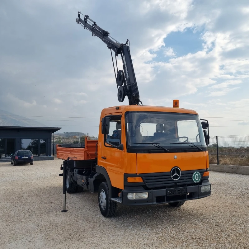 Mercedes-Benz Atego Самосвал+ Кран 060, снимка 3 - Камиони - 47775183