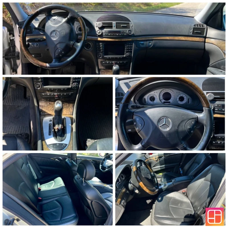 Mercedes-Benz E 500 РЕАЛНИ КМ/Без ръжда/Фабрична боя/Сервизна Книжка!, снимка 6 - Автомобили и джипове - 52716825