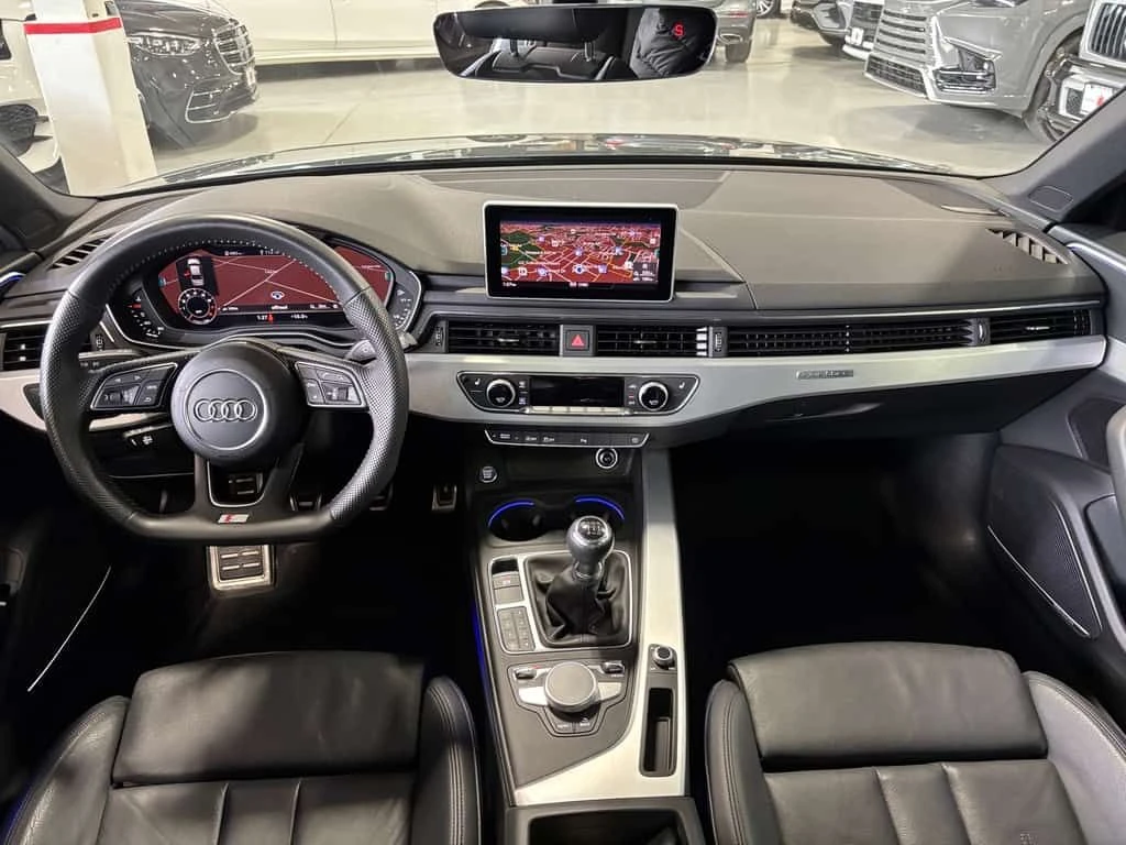 Audi A4 * Technik| QUATTRO| S LINE| MANUAL| CLUSTERNAV| AM, снимка 9 - Автомобили и джипове - 53849373