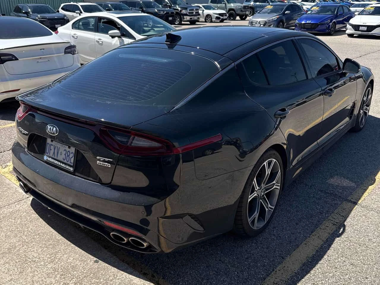 Kia Stinger  | GT Limited | HEAD-UP | PANO | RED INT , снимка 8 - Автомобили и джипове - 54425323
