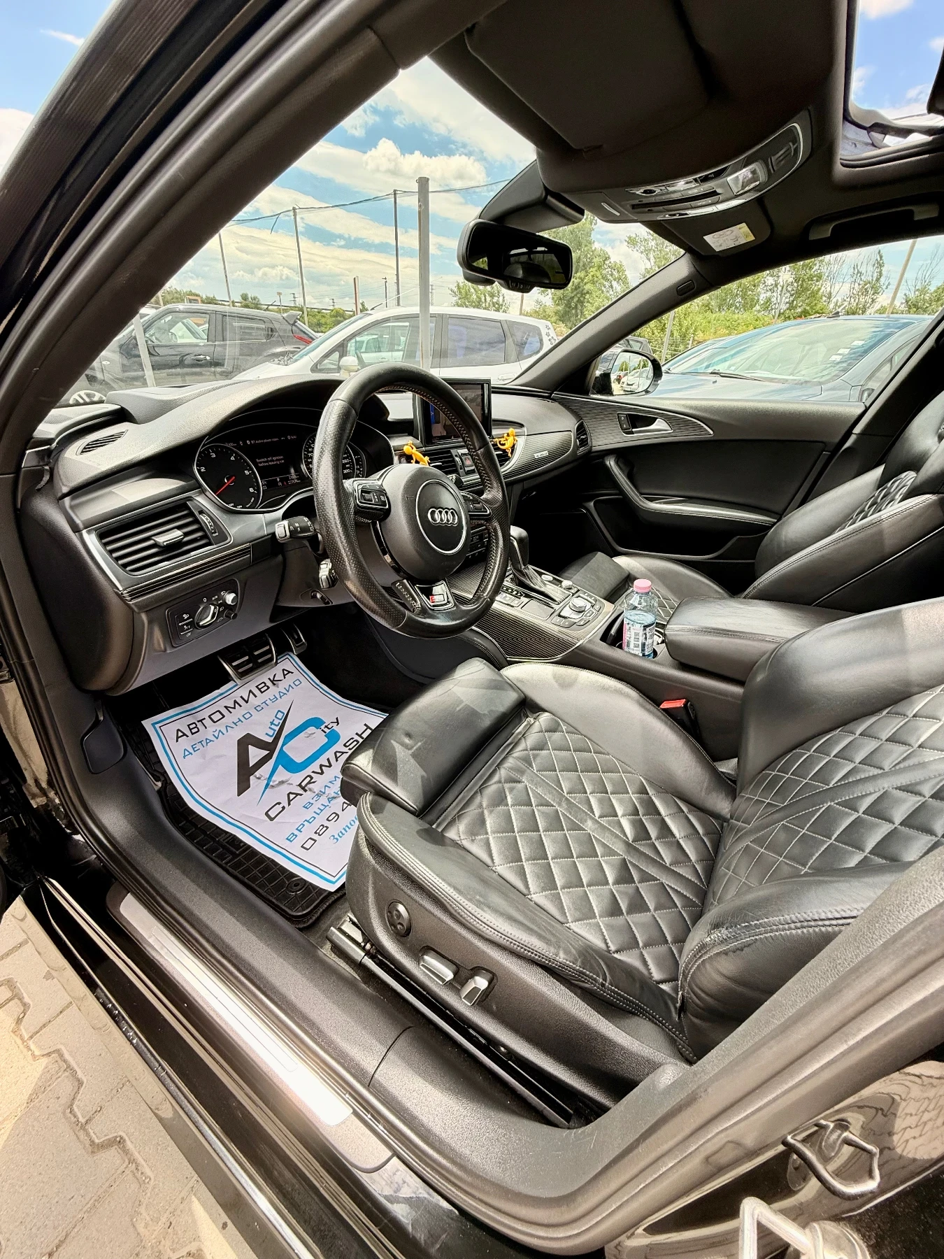 Audi A6 3.0* Брутална* Всичко сменено* Head-up* Топ* Барте, снимка 13 - Автомобили и джипове - 54665945