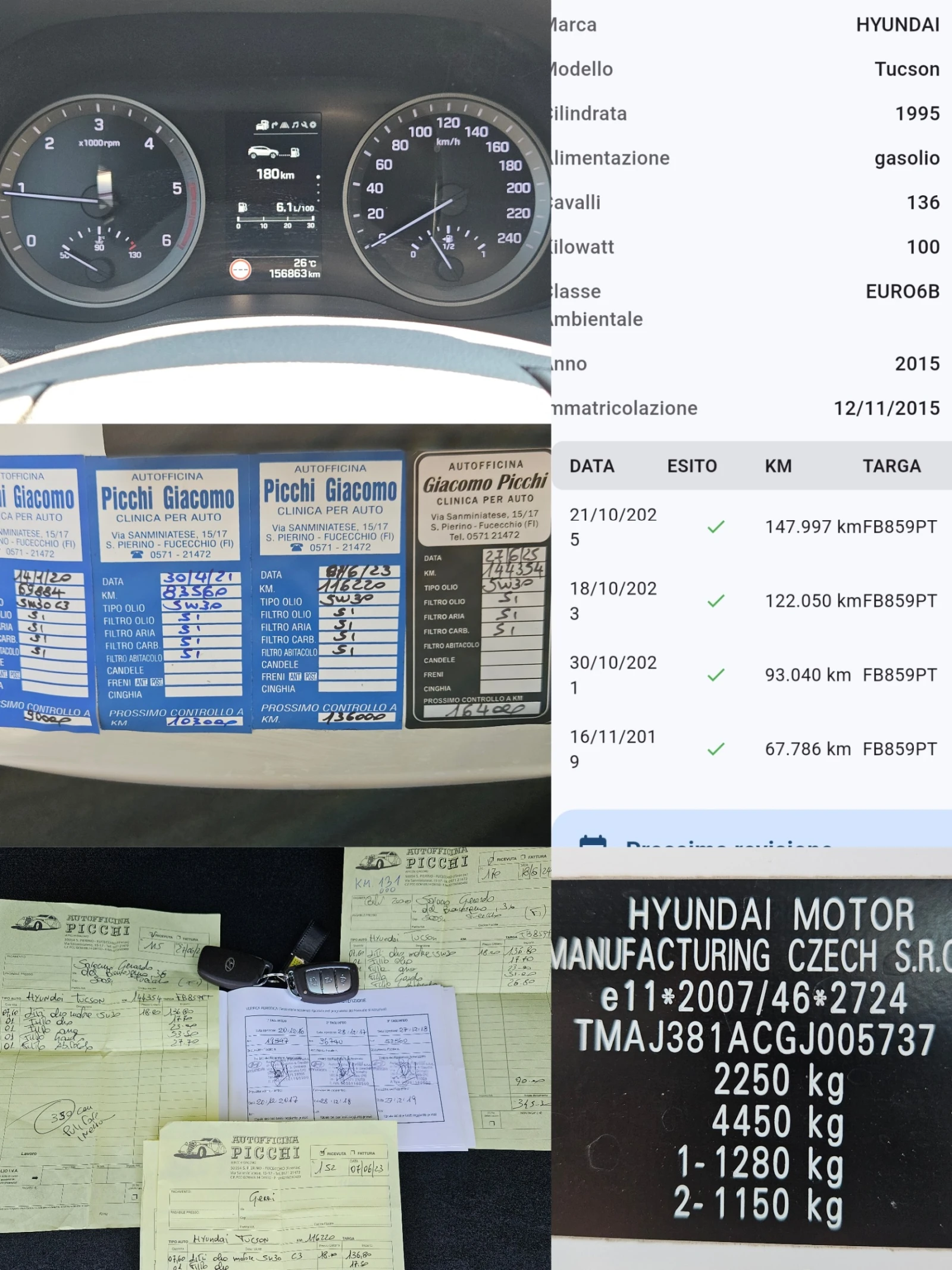 Hyundai Tucson 2.0CRDI/4X4/КАМЕРА/ПОДГРЕВ/LED/NAVI/БЛУТУТ/EURO6B, снимка 12 - Автомобили и джипове - 55462847