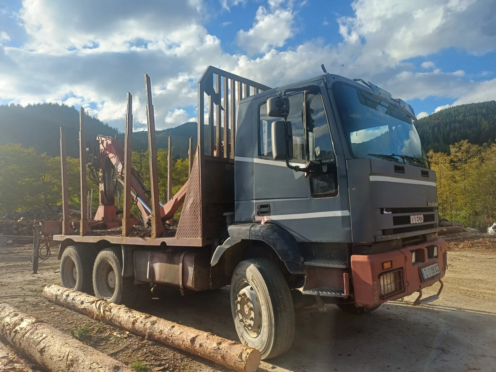 Iveco 340е38 6х4 кран Penz Z, снимка 1