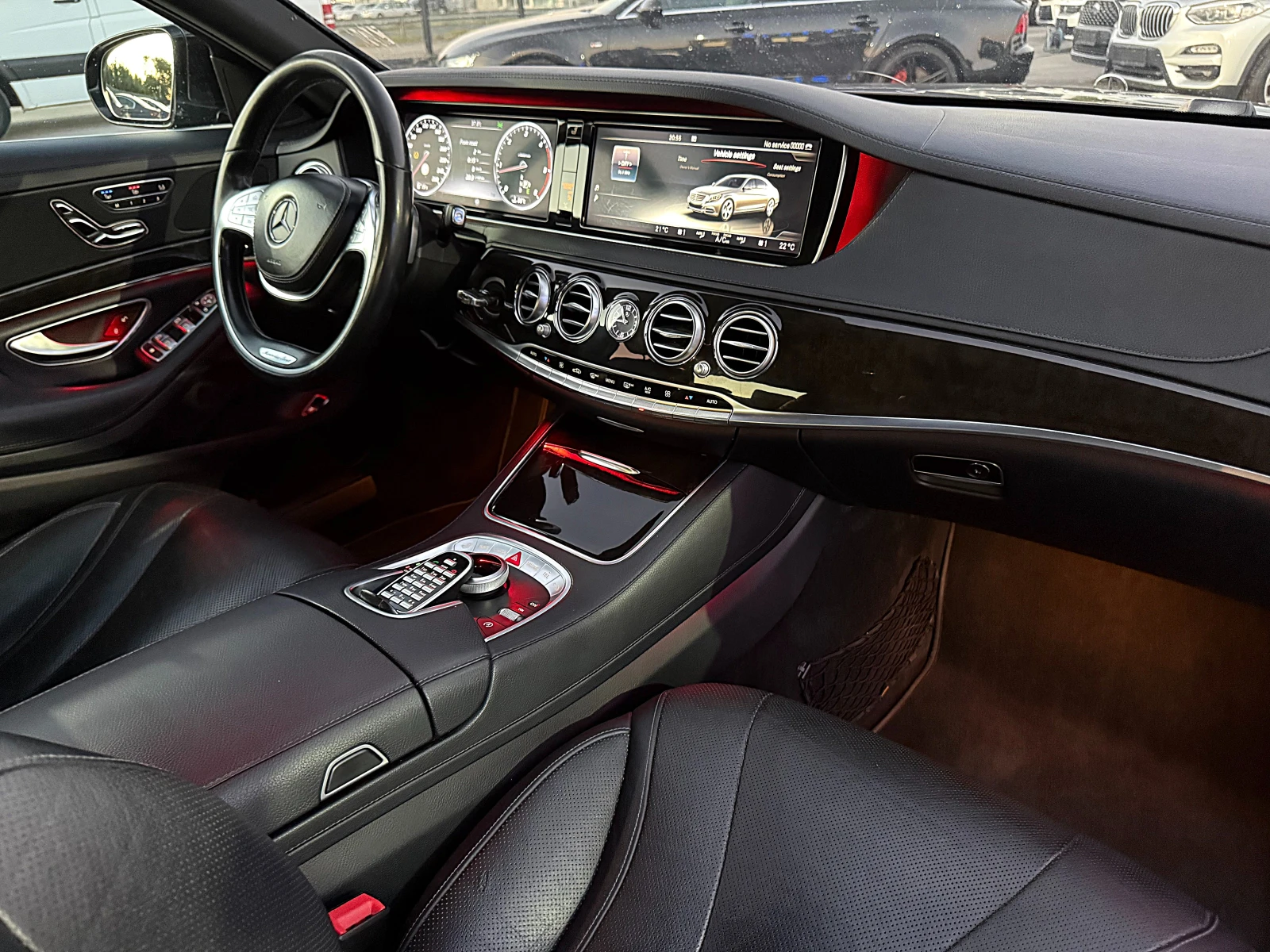 Mercedes-Benz S 350 S63 AMG OPTIK-4x4-DISTRONIK-VAKUM-LED-BIXENON-FULL, снимка 14 - Автомобили и джипове - 55483201