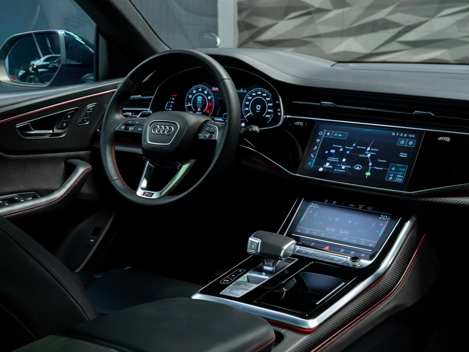 Audi RSQ8 QUATTRO* B&O* MATRIX* 360CAM* PANO* HUD* ОБДУХВ* , снимка 6 - Автомобили и джипове - 55655722