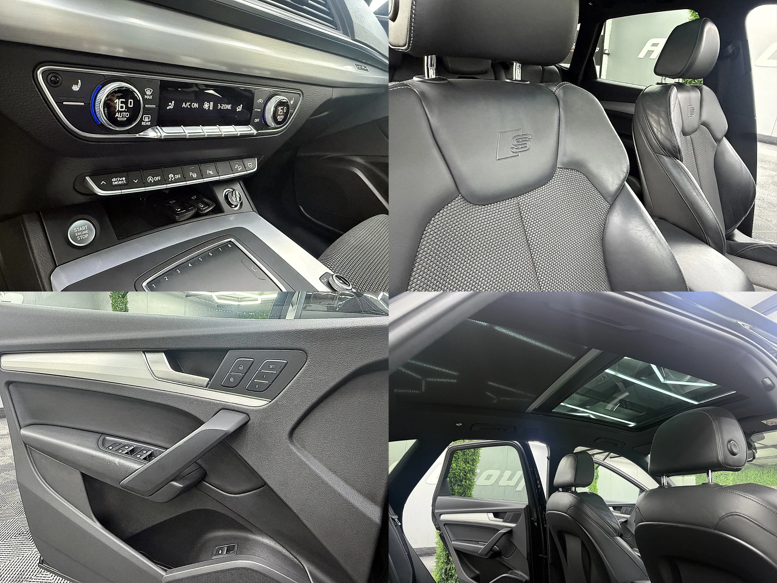 Audi Q5 5.0TDI/S-line/PANORAMA/KeylessGO/360-K/ЛИЗИНГ, снимка 14 - Автомобили и джипове - 55937063